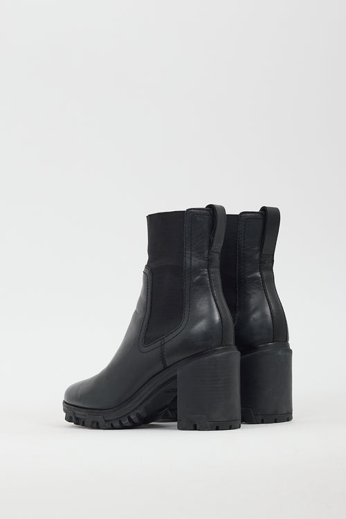 Rag & Bone Black Leather Shiloh Chelsea Boot