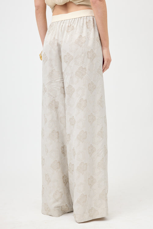 Uma Wang Jacquard Pansy Pant