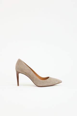 Ralph Lauren Purple Label Suede Pump