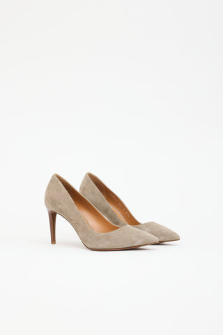 Ralph Lauren Purple Label Suede Pump