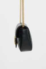 Gucci Leather Mini GG Marmont Shoulder Bag