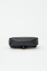 Gucci Leather Mini GG Marmont Shoulder Bag