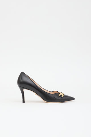Gucci Leather Zumi GG Pump