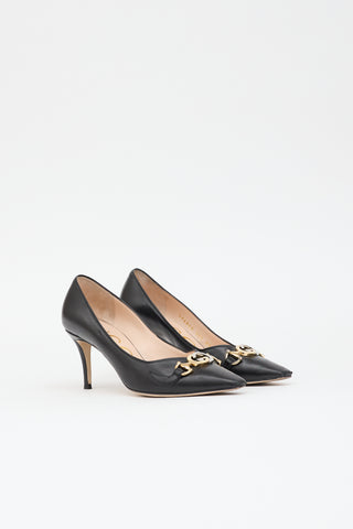 Gucci Leather Zumi GG Pump