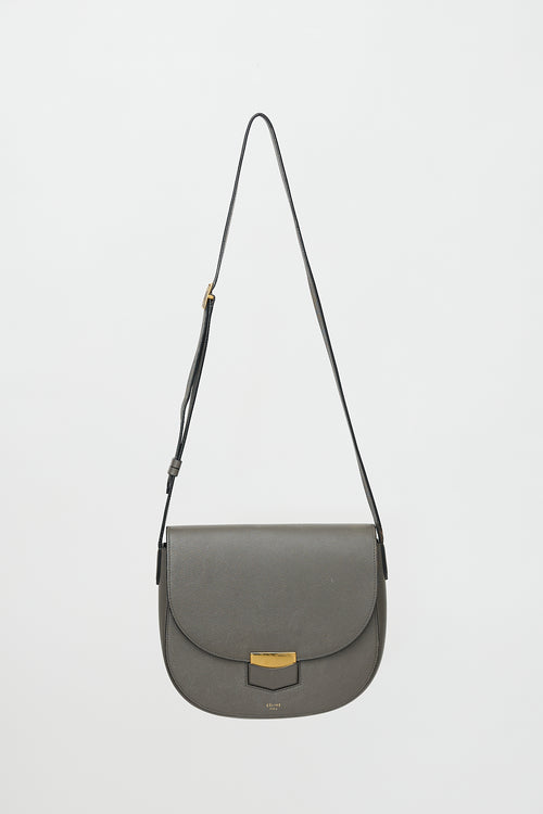 Celine 2016 Leather Compact Trotteur Bag
