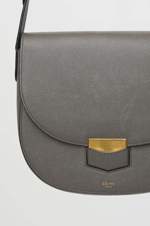 Celine 2016 Leather Compact Trotteur Bag