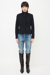 Hermès Wool Jersey Zip Jacket