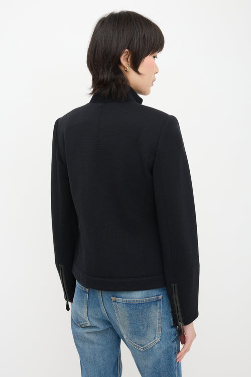Hermès Wool Jersey Zip Jacket