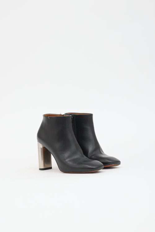 Celine Leather Ankle Boot