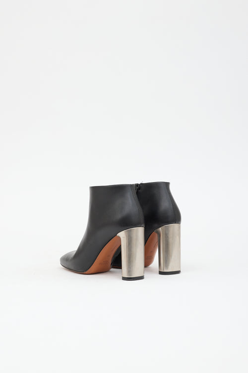 Celine Leather Ankle Boot