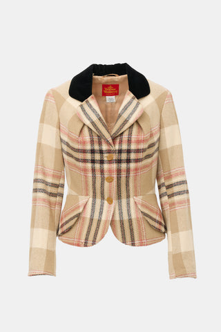 Vivienne Westwood FW 1993 Wool Tartan Jacket