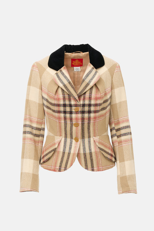 Vivienne Westwood FW 1993 Wool Tartan Jacket