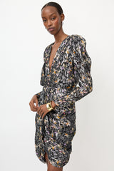 Isabel Marant Fil Coupé Printed Dress