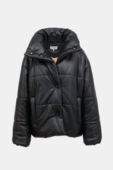 Nanushka Faux Leather Puffer Jacket