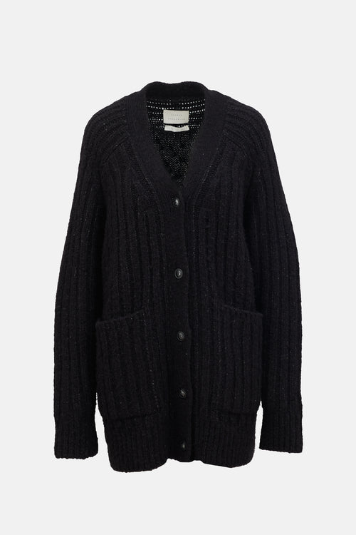 Lauren Manoogian Oversized Ribbed Knit Cardigan