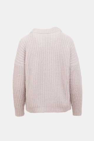 Lauren Manoogian Ribbed Knit Crew Neck Sweater
