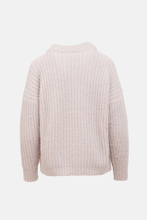 Lauren Manoogian Ribbed Knit Crew Neck Sweater
