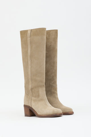 Isabel Marant Suede Seenia Knee High Boot