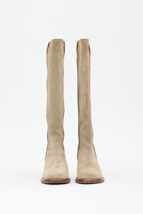 Isabel Marant Suede Seenia Knee High Boot