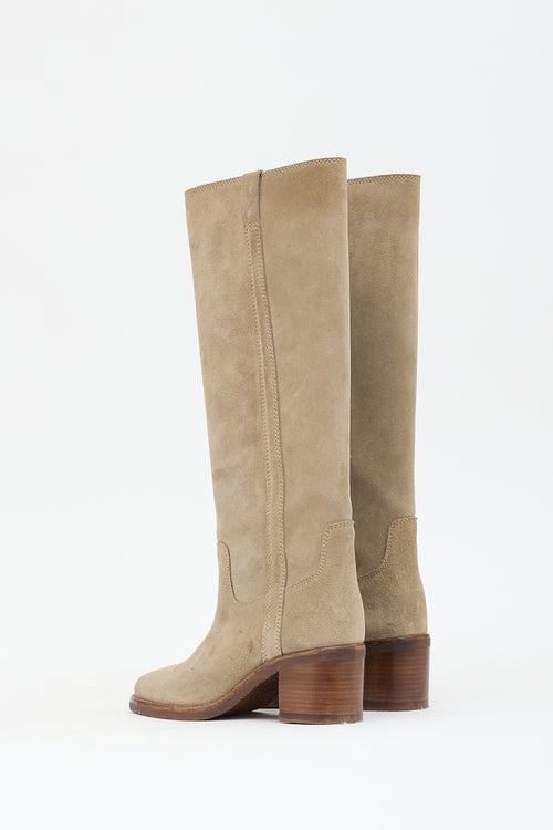 Isabel Marant Suede Seenia Knee High Boot