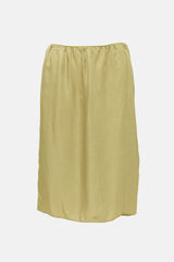 Tibi Crinkled Satin Slip Skirt