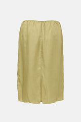 Tibi Crinkled Satin Slip Skirt