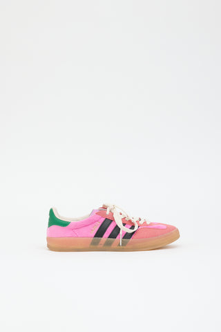 Gucci X Adidas Velvet & Suede Sneaker