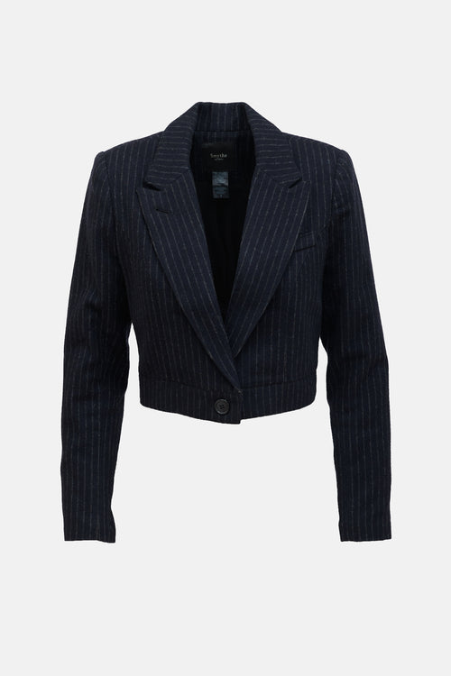 Smythe Wool Pinstripe Blazer