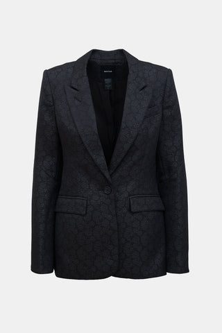 Smythe Floral Jacquard Blazer