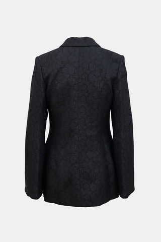 Smythe Floral Jacquard Blazer