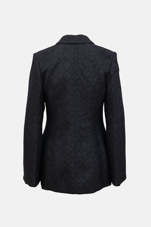 Smythe Floral Jacquard Blazer