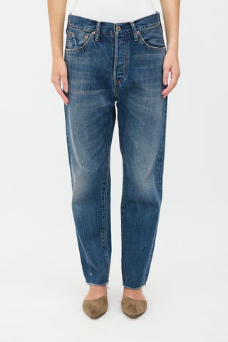 Chimala Distressed Straight Leg Jeans