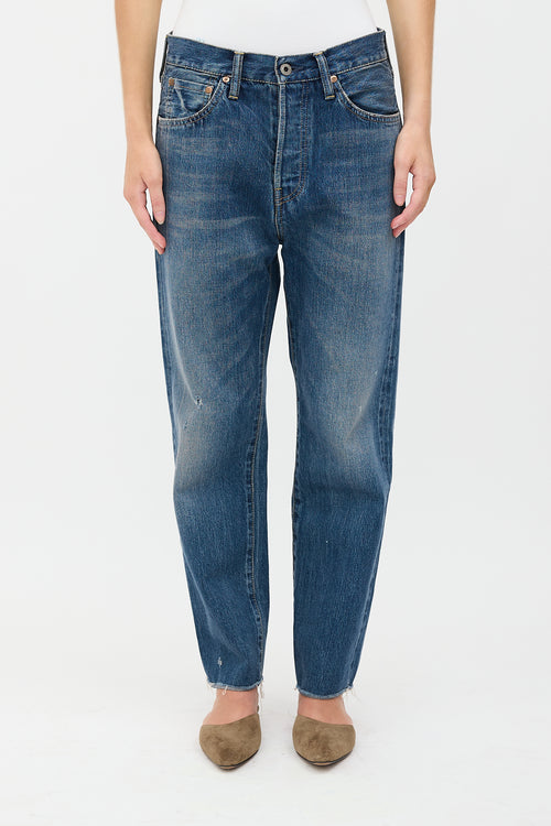 Chimala Distressed Straight Leg Jeans