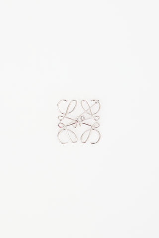 Loewe Anagram Logo Brooch