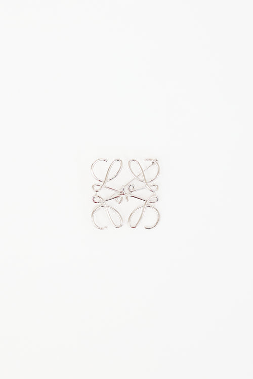 Loewe Anagram Logo Brooch
