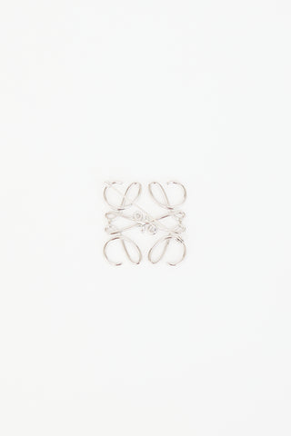 Loewe Anagram Logo Brooch