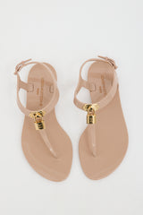 Louis Vuitton Rubber T-Strap Sandal