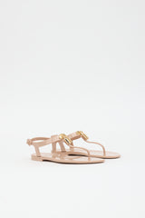 Louis Vuitton Rubber T-Strap Sandal