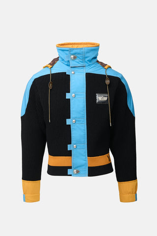 Louis Vuitton Wool Knit & Nylon Jacket