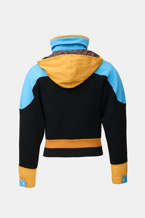 Louis Vuitton Wool Knit & Nylon Jacket