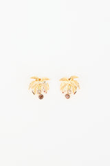Oscar de la Renta Embellished Palm Tree Earrings