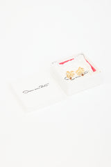 Oscar de la Renta Embellished Palm Tree Earrings