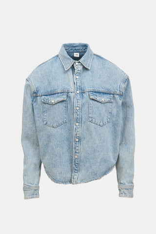 WARDROBE.NYC Oversized Denim Shirt