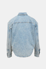 WARDROBE.NYC Oversized Denim Shirt