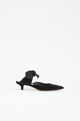 The Row Suede Coco Mule