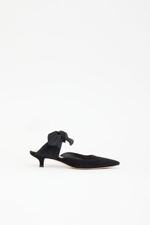 The Row Suede Coco Mule