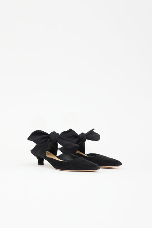 The Row Suede Coco Mule