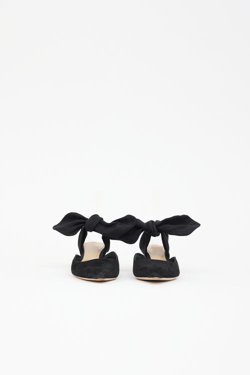 The Row Suede Coco Mule
