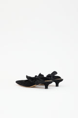 The Row Suede Coco Mule