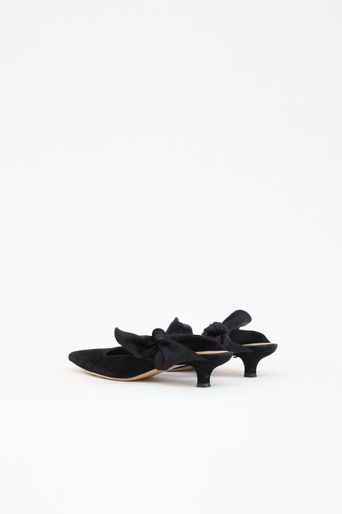The Row Suede Coco Mule